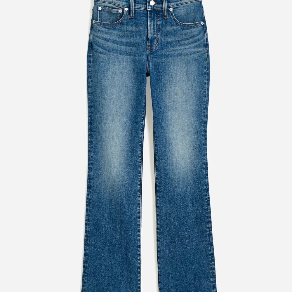 Madewell Curvy Kickout Crop Jeans - Oneida Wash - 27 - NWT